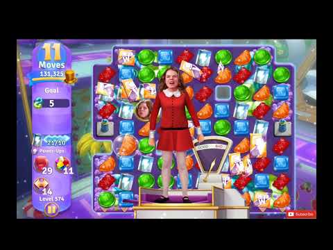 Wonka's World of Candy Level 574 NO BOOSTERS - A S GAMING ✔