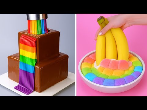 So Yummy Chocolate Cake Decorating Tutorials 😍 Best Satisfying Cake Decorating Recipes