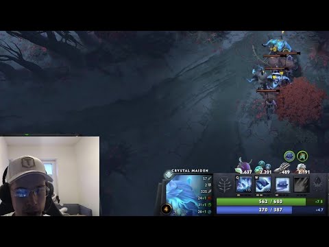 Topson "YOU KNOW WHAT IS COMING" Crystal Maiden classic support item progression