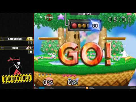 QR2 West Top 12 - cobr (Captain Falcon) Vs. KrisKringle (Captain Falcon) Super Smash Bros - SSB64