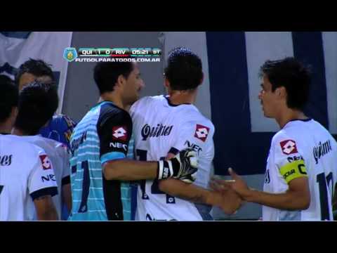Expulsión de Lema. Quilmes - River. Fecha 19. Torneo Inicial 2013. Fútbol Para Todos