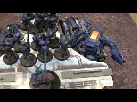 All Infantry Imperial Guard Vs Tau Empire  - 2000pts - Warhammer 40,000 Battle Report