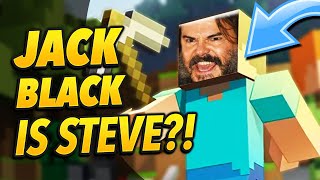 BREAKING: Jack Black IS Minecraft Steve in Live-Action Movie!