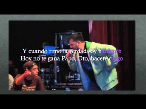 PAPO vs Underdann RB letra - Minuto increíble