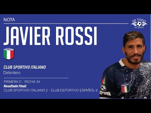 𝗣𝗿𝗶𝗺𝗲𝗿𝗮 𝗖 - 𝗙𝗲𝗰𝗵𝗮 𝟯𝟰 - 𝗧𝗼𝗿𝗻𝗲𝗼 𝟮𝟬𝟮𝟯 | 𝗘𝗻𝘁𝗿𝗲𝘃𝗶𝘀𝘁𝗮 𝗮 𝗝𝗮𝘃𝗶𝗲𝗿 𝗥𝗼𝘀𝘀𝗶 | 𝗦𝗽𝗼𝗿𝘁𝗶𝘃𝗼 𝗜𝘁𝗮𝗹𝗶𝗮𝗻𝗼 𝟮 - 𝗖𝗗 𝗘𝘀𝗽𝗮ñ𝗼𝗹 𝟬