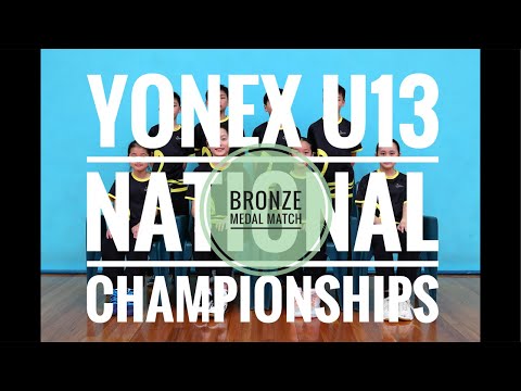 Yonex u13 national team championships bronze medal match 2024