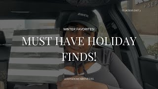 VLOG | Holiday Favorites & Winter Must-Haves | Vlogmas Day 4