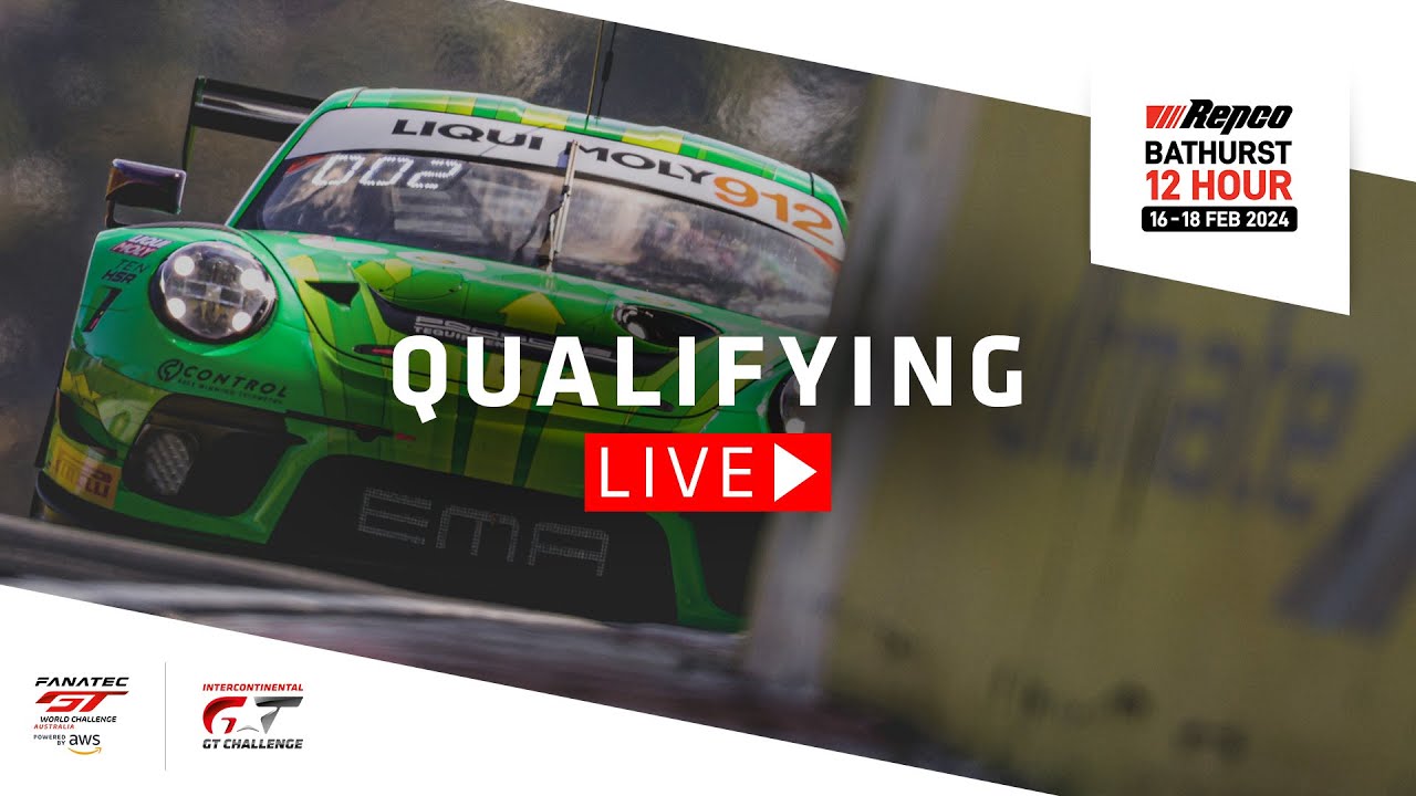 LIVE | Qualifying | Repco Bathurst 12 Hour | IGTC + Fanatec GT Australia
