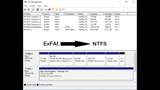 How to convert your drive from ExFat to Ntfs in under 1 minute!
