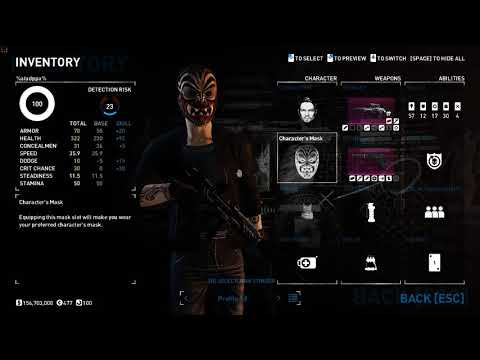 PAYDAY 2 - Ex-president Build for DSOD no dlc