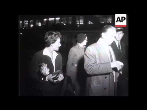 DEPARTURE OF GRETA GARBO