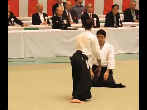 Clean technique Shumen Ikkyo  in Hanmi Handachi  Suzuki Toshio Shihan