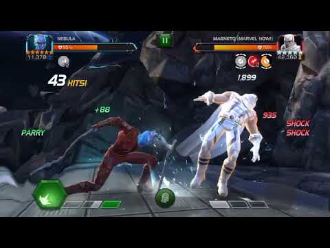 6 Star Nebula vs Variant 3 1.1 Boss 1st Try One Shot! ~ Marvel Contest of Champions