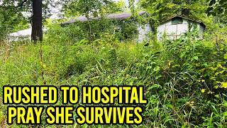 Elderly Lady had to be rushed to hospital while I was mowing her Overgrown Lawn