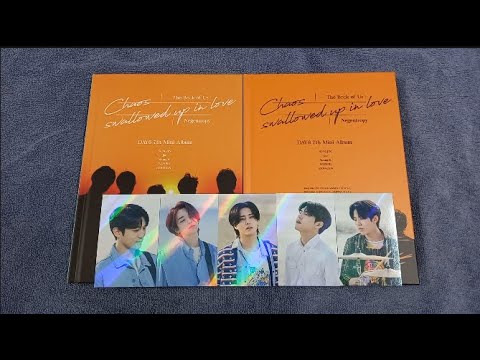 Day6 - The Book Of Us: Negentropy - Chaos swallowed up in love Album Unboxing (Withdrama POBs)