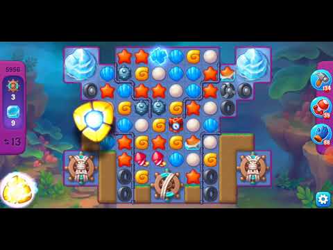 Fishdom. 5956 super hard level no boosters and diamonds