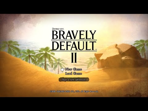 First 20 Mins of Bravely Default 2 Demo Version Nintendo Switch | Menu, Characters, Gameplay, Battle