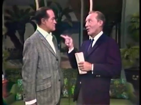 BING CROSBY AND BOB HOPE FUNNY SKIT (1965)