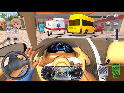 GAS STATION CAR DRIVER 🚖🚑 Car Games Android 3D City Drive - Taxi Sim 2020