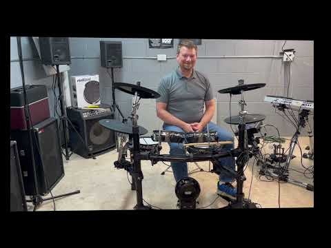 KAT Percussion KT-300 Electronic Drum Set with Remo Mesh Heads, Kick Pedal & Tennis Beater image 2