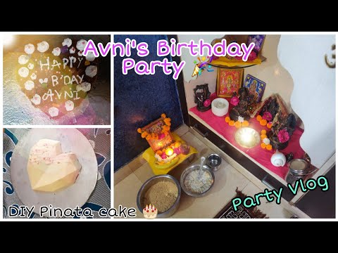 Birthday special vlog | Happy Birthday Avni 🎂 🥳 | Homemade cake and more.. | A day in me life