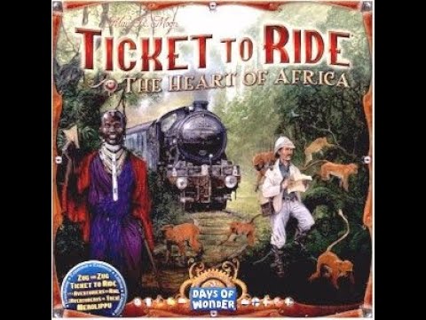Dad vs Daughter - Ticket to Ride Map Collection 3 - The Heart of Africa