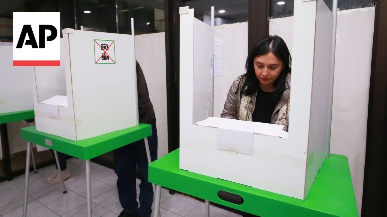 Georgia votes in an election that could take it toward the EU or into Russia's orbit