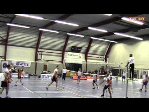 Volleybal Heren 1e div A: De Witte Olhaco H1 - DIO/Bedum H1 [14-02-2015]