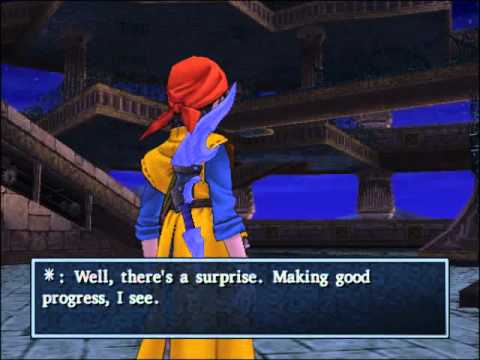 109 Dragon Quest 8 Cut-scene - Making Progress Up Rydons Tower