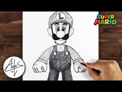 How to Draw LUIGI | Super Mario | Drawing Tutorial Step By Step
