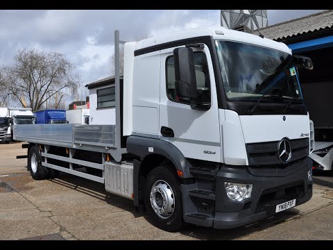 YN18 PXF   MERC ACTROS 18 24 DROPSIDE  SCAFFOLD   R189