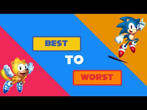 Top 5 WORST to BEST Sonic Mania Characters RANKED