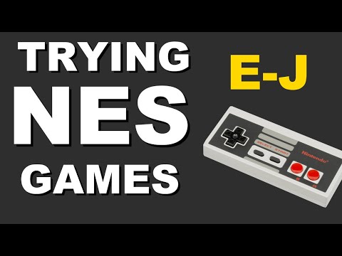 Trying NES Games E to J - Mike Matei Live