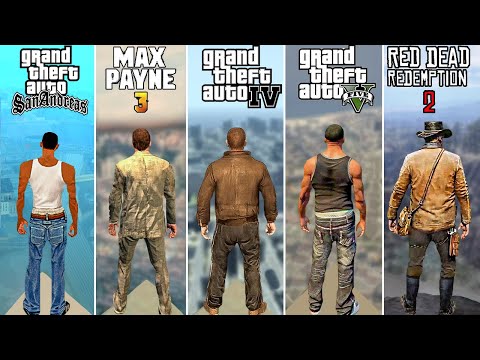 Jumping from the Highest Point in Every Rockstar Game (1997 - 2024)