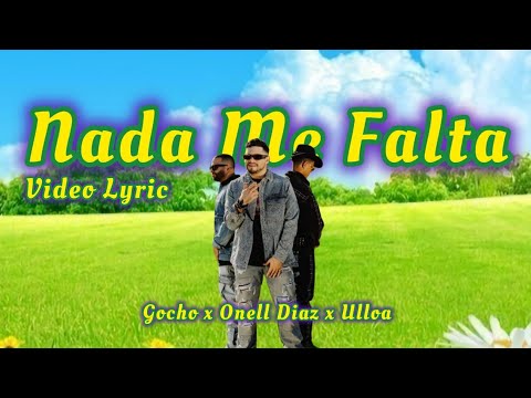 Nada Me Falta - Gocho x Onell Diaz x Ulloa (Video Lyric) | Transition 💽 | Reggaeton Cristiano