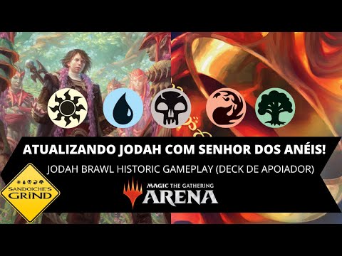 ATUALIZANDO JODAH COM SENHOR DOS ANÉIS! Jodah the Unifier Brawl Historic Gameplay (Magic Arena)