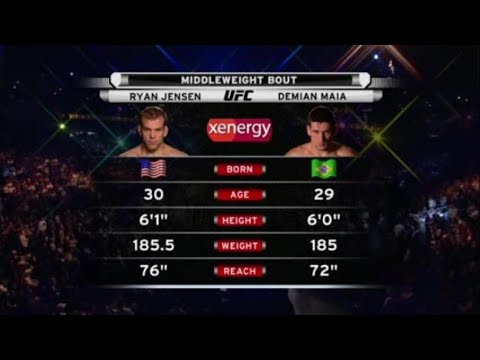 Demian Maia vs Ryan Jensen full fight