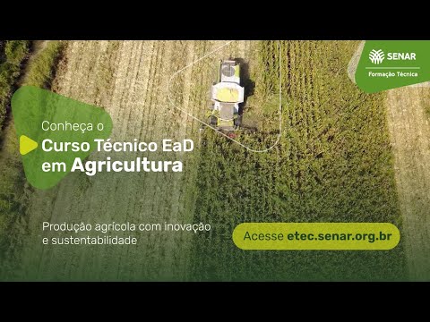 Conheça o Curso Técnico EaD em Agricultura do Senar