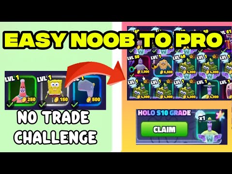 Starting From NOTHING to EXOTIC  AND PRISMATIC… NO TRADE Challenge (SpongeBob Tower Defense)