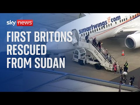 First rescued British nationals land back in UK