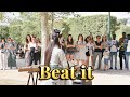 法國街頭用中國的方式打開 Beat It 直接炸街Chinese Musical Instruments Guzheng Cover �