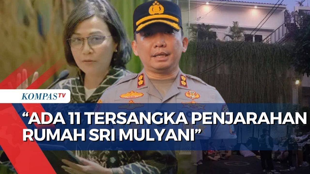 Polres Tangsel Tetapkan 11 Tersangka Kasus Penjarahan Rumah Sri Mulyani