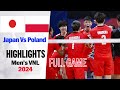 Japan Vs. Poland (7-6-24) FULL GAME -  Men's VNL 2024 | Volleyball nations league 2024