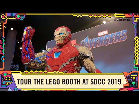 Tour the LEGO Booth with Marvel @ SDCC 2019!