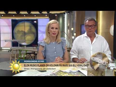 Steffos uppmaning: "Åk till mars innan det blir för exploaterat!" - Nyhetsmorgon (TV4)