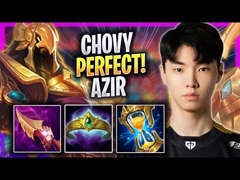 CHOVY PERFECT GAME WITH AZIR! - GEN Chovy Plays Azir MID vs Katarina! | Season 2023