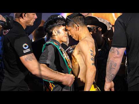 Bam Rodriguez vs Puma Martinez - FULL Weigh In & Face Off Video