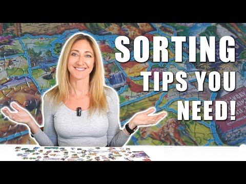 My Top 5 SORTING Tips | National Parks Jigsaw Timelapse