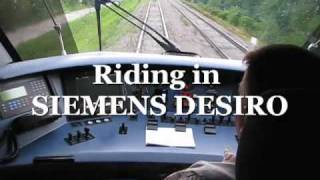 preview picture of video '20090718 siemens desiro cab ride'