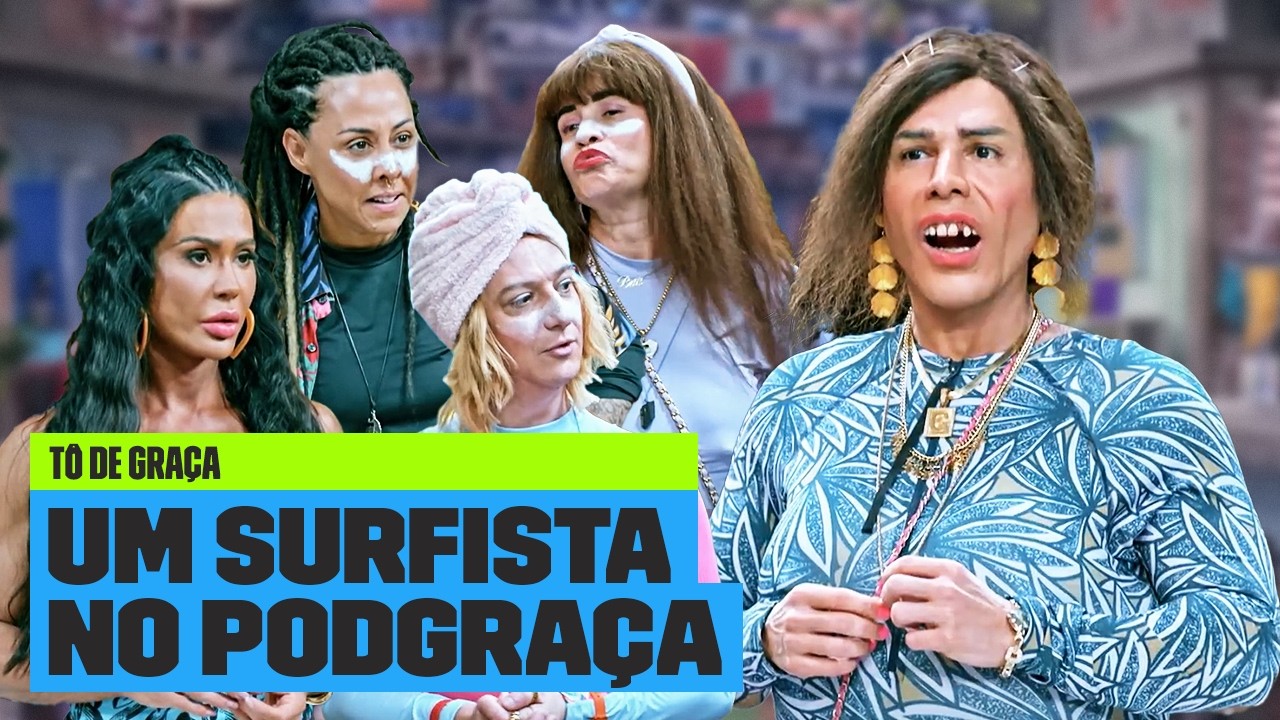 Graça ENTREVISTA surfista FAMOSO | Tô de Graça | Temporada 8 | Multishow